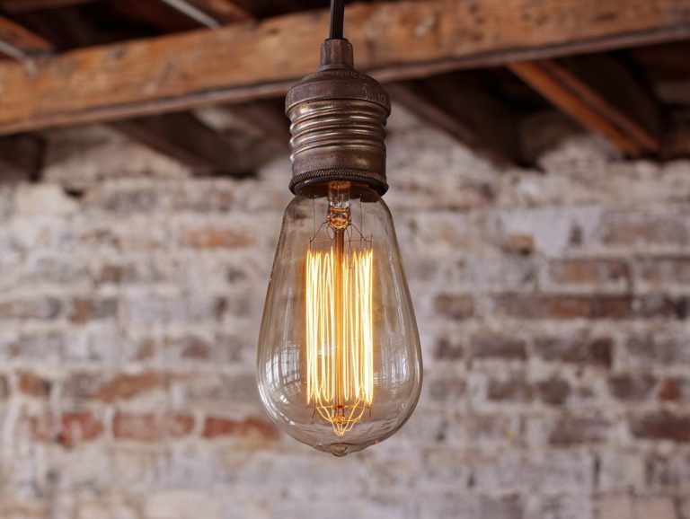 The Charm of Vintage Edison Bulbs