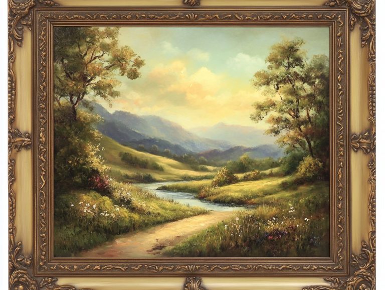 The Charm of Vintage Landscape Wall Art