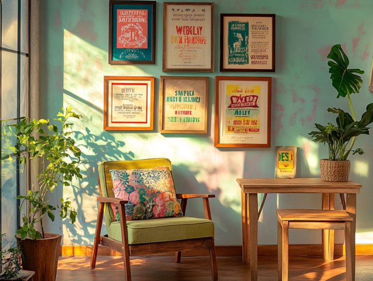 The Charm of Vintage Typography Wall Art