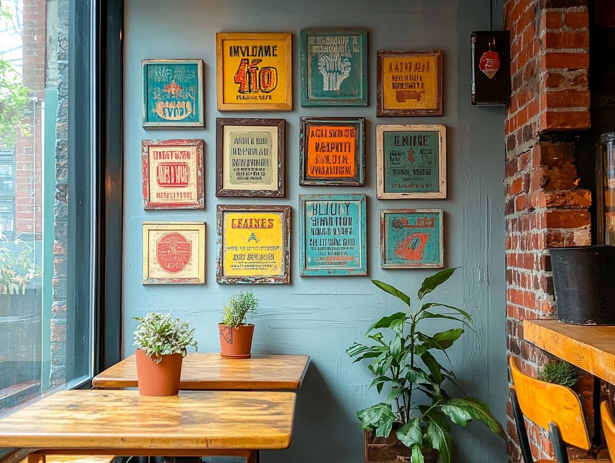 Why Vintage Typography Wall Art is Popular