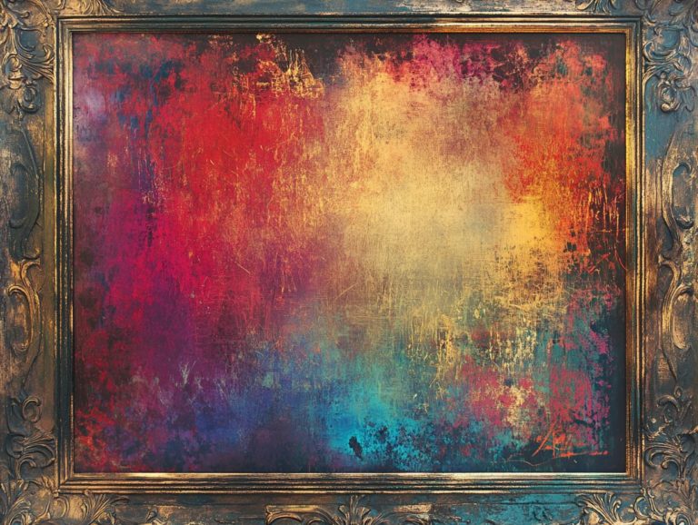 The Impact of Color in Vintage Wall Art