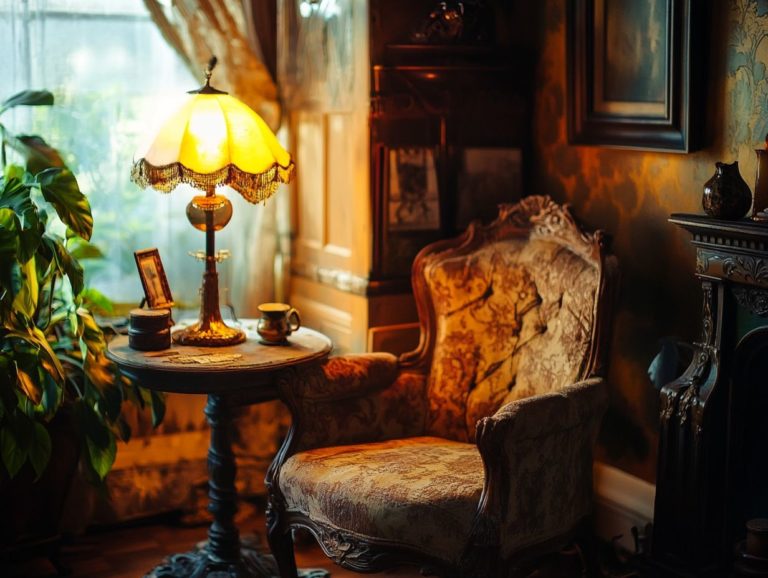 The Impact of Light Color in Vintage Decor