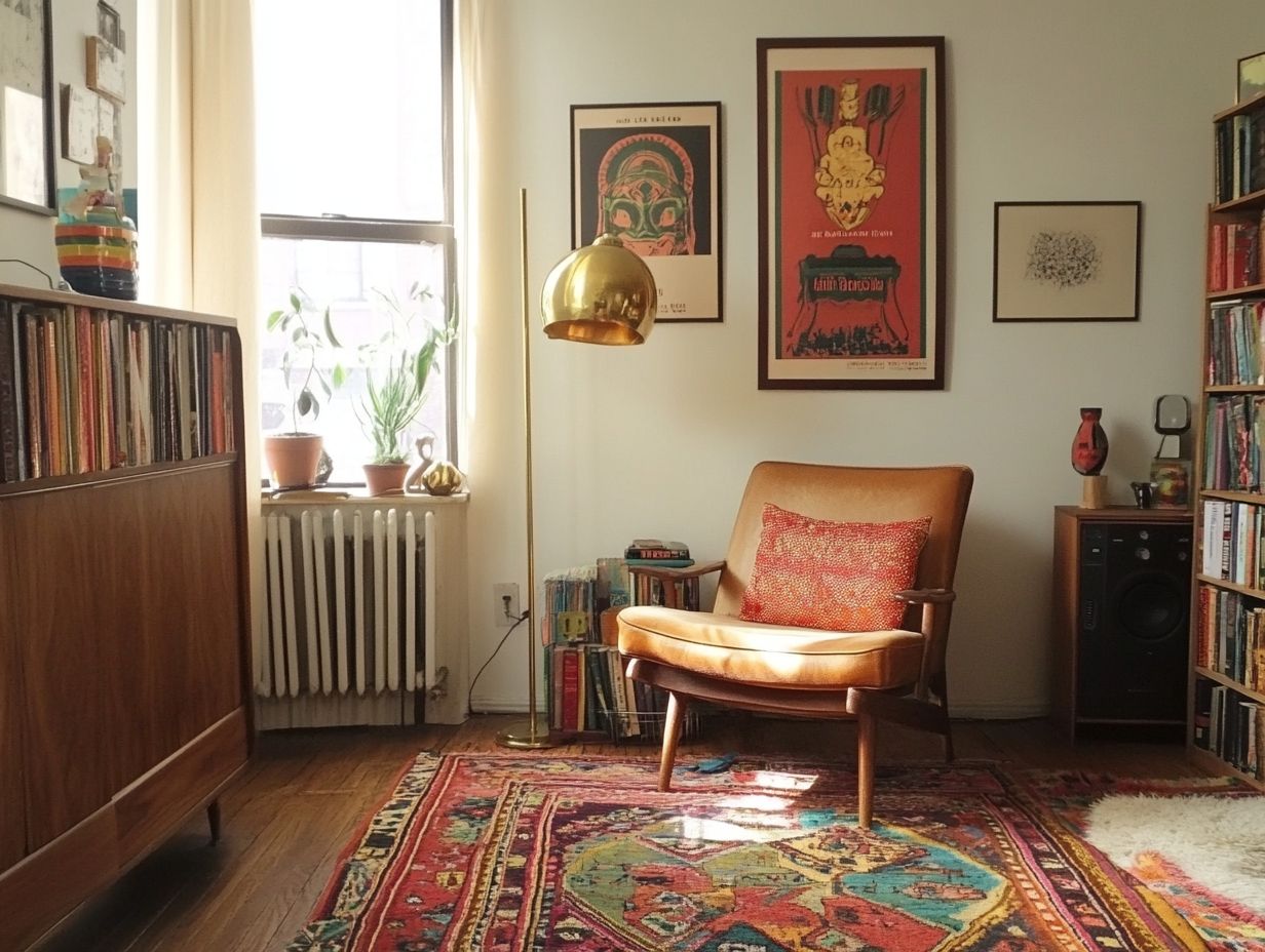 Living Room with Vintage Accessories