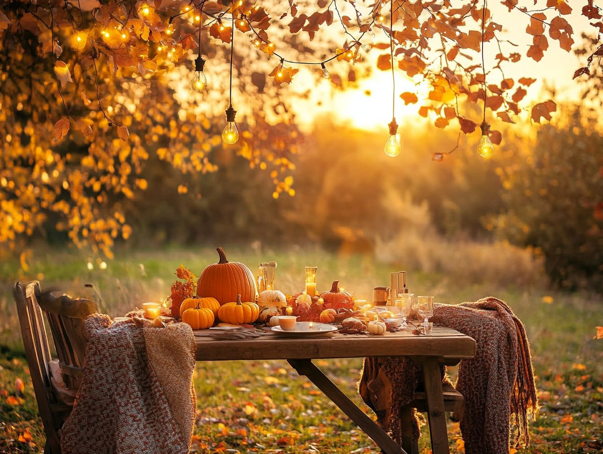 Incorporating vintage outdoor decor into autumn decorating