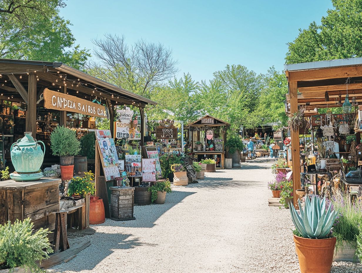 What are the top 5 vintage outdoor decor stores in Austin?