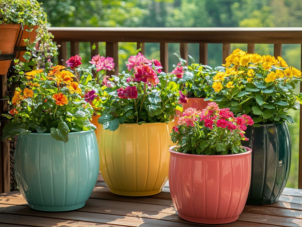 Image showing key takeaways for vintage planters.