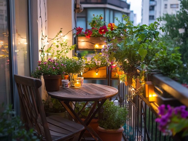 Transform Your Balcony with Vintage Outdoor Decor