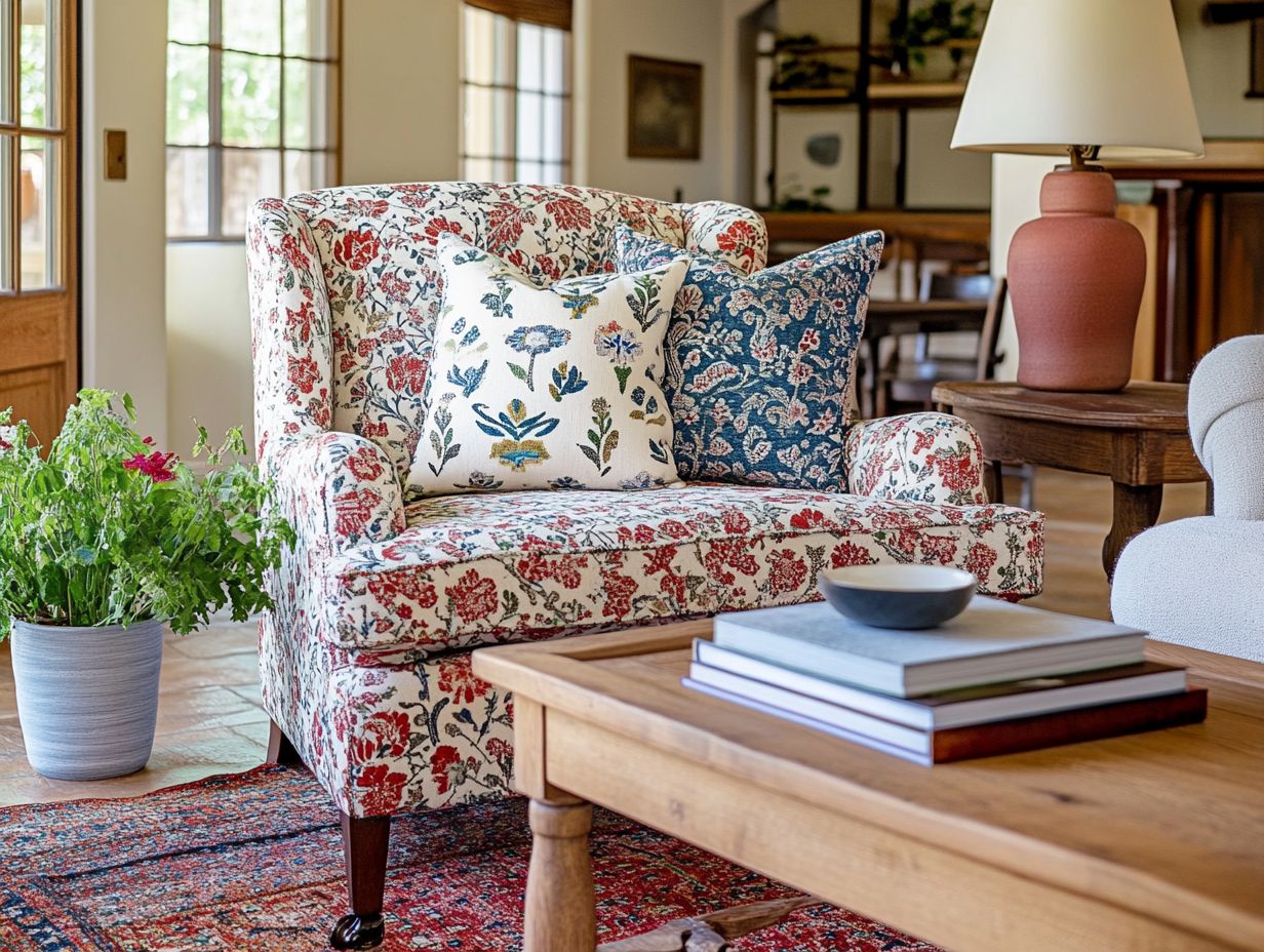 Why should I use vintage upholstery fabric to transform my space?