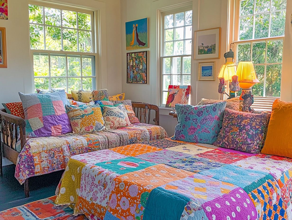 Repurposing various types of vintage sheets for DIY projects