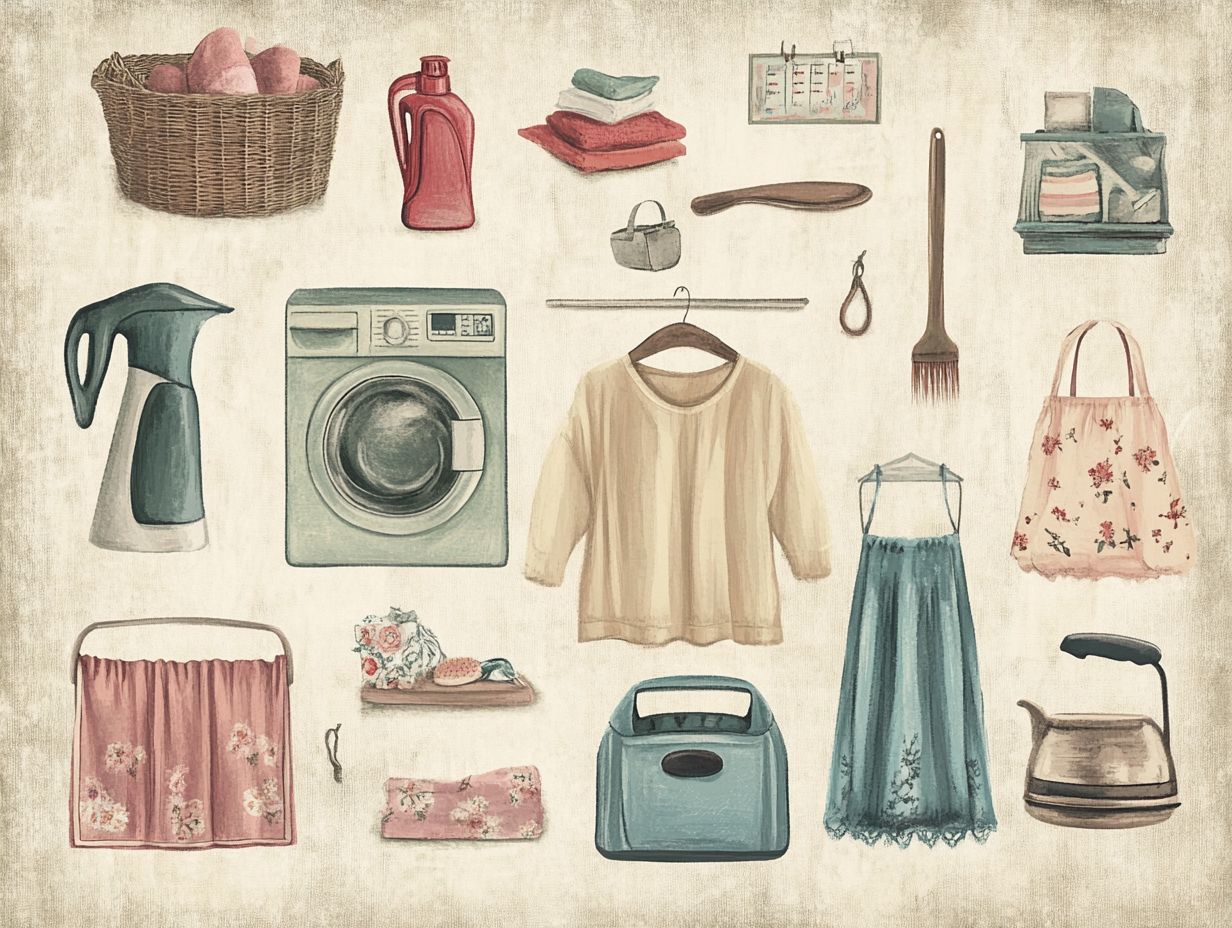 Understanding vintage fabric care symbols