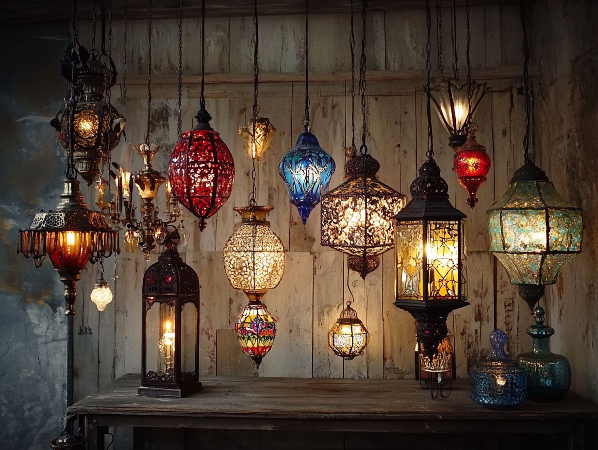 Unique vintage lighting styles from around the world