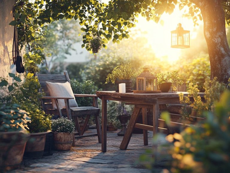 Vintage Outdoor Decor: Decorating with History
