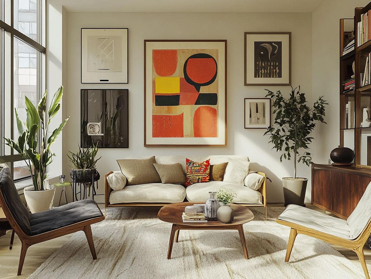 Mixing Different Eras of Vintage Wall Art in Home Decor