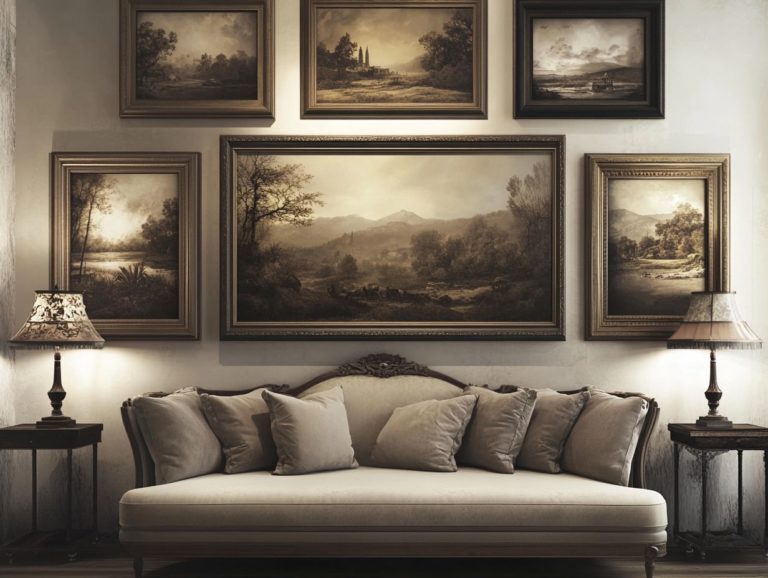 What Are Key Considerations for Vintage Wall Art?