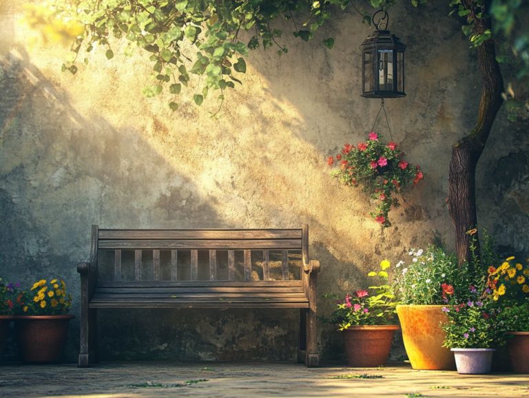 What Are Key Elements of Vintage Outdoor Decor?