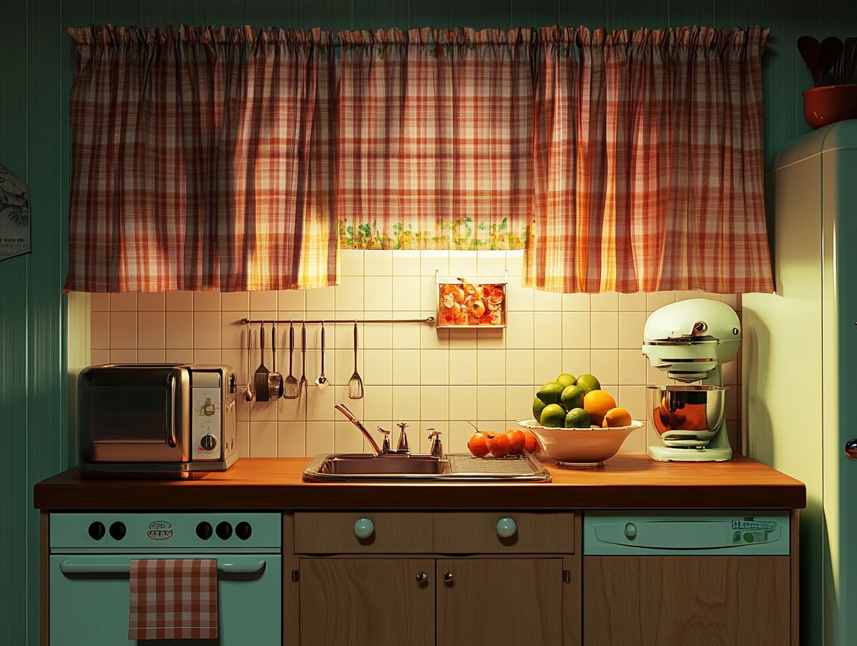 Vintage kitchen showcasing functional and aesthetic features