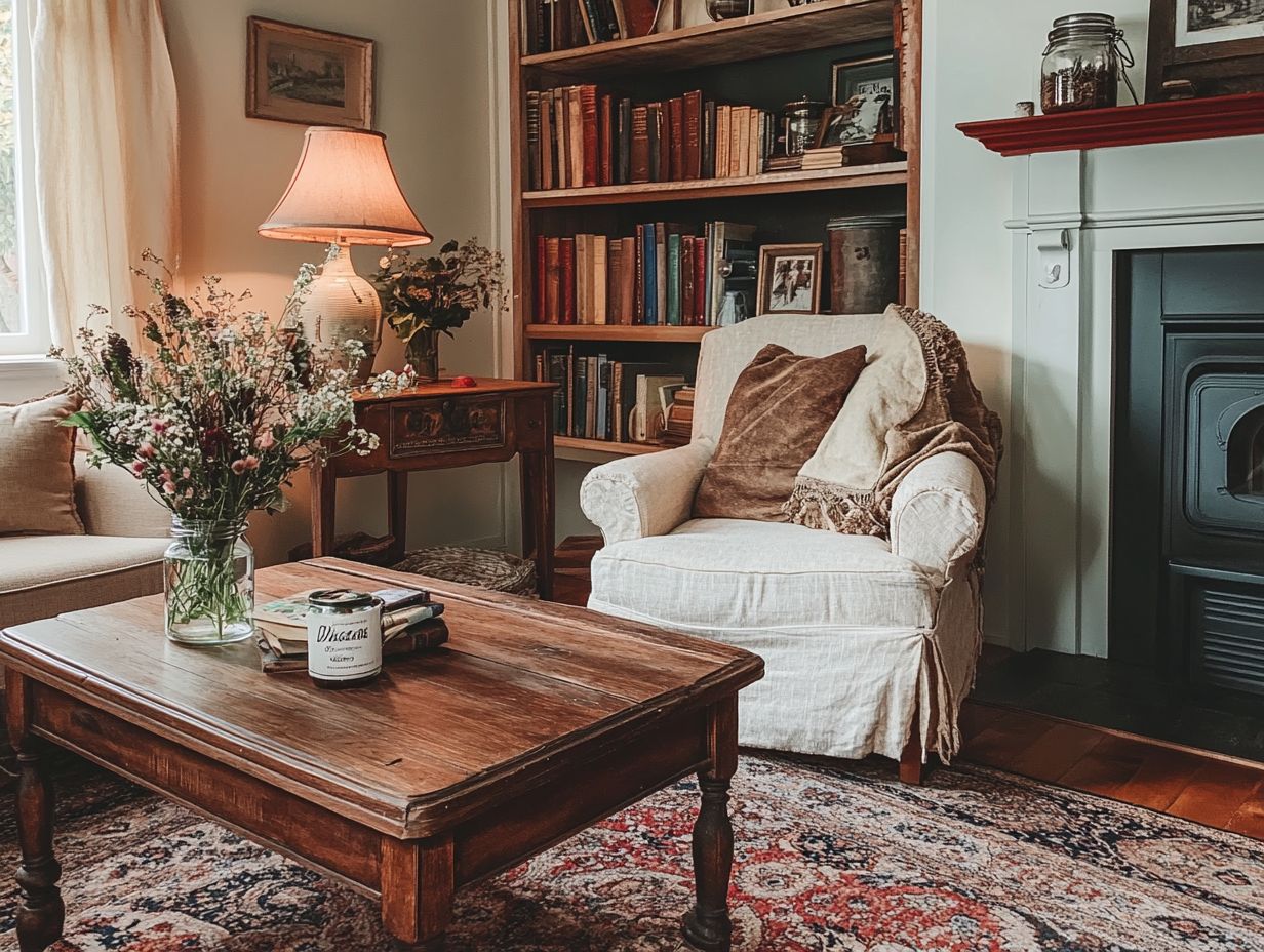 Must-have vintage decor for cozy cottages