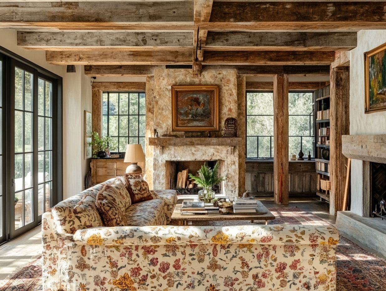 How can I incorporate mid-century modern furniture into my ranch home?