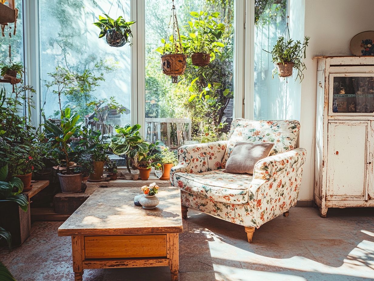A visual guide to vintage decor ideas for sunrooms