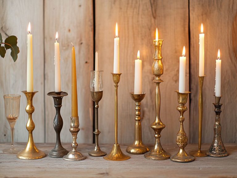 How to Choose the Right Vintage Candlestick Holders