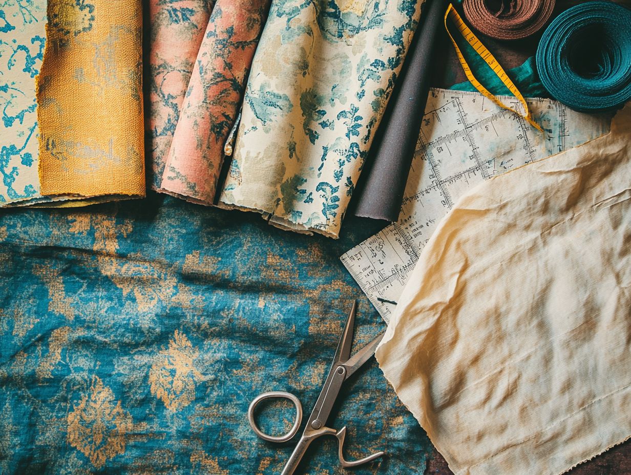 2. Does the color of vintage fabric matter when selecting it for curtains or upholstery?