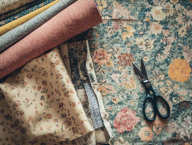 How to Choose Vintage Fabric for Curtains and Upholstery