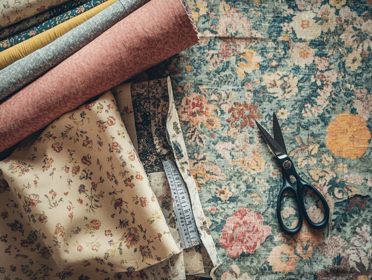 Key Takeaways about vintage fabric selection