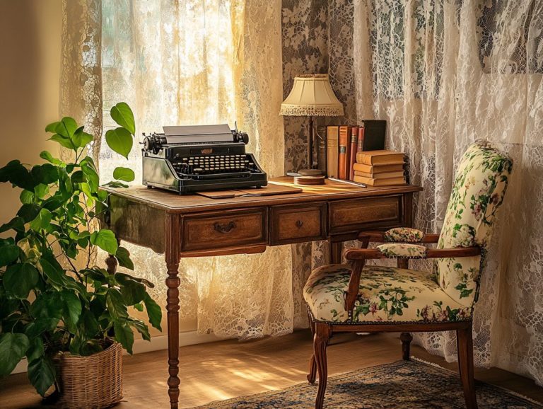 How to Create a Vintage-Chic Workspace at Home