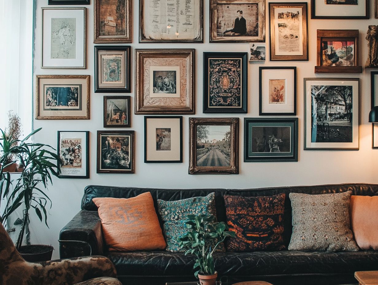 Enhancing Your Gallery Wall with Decorative Elements