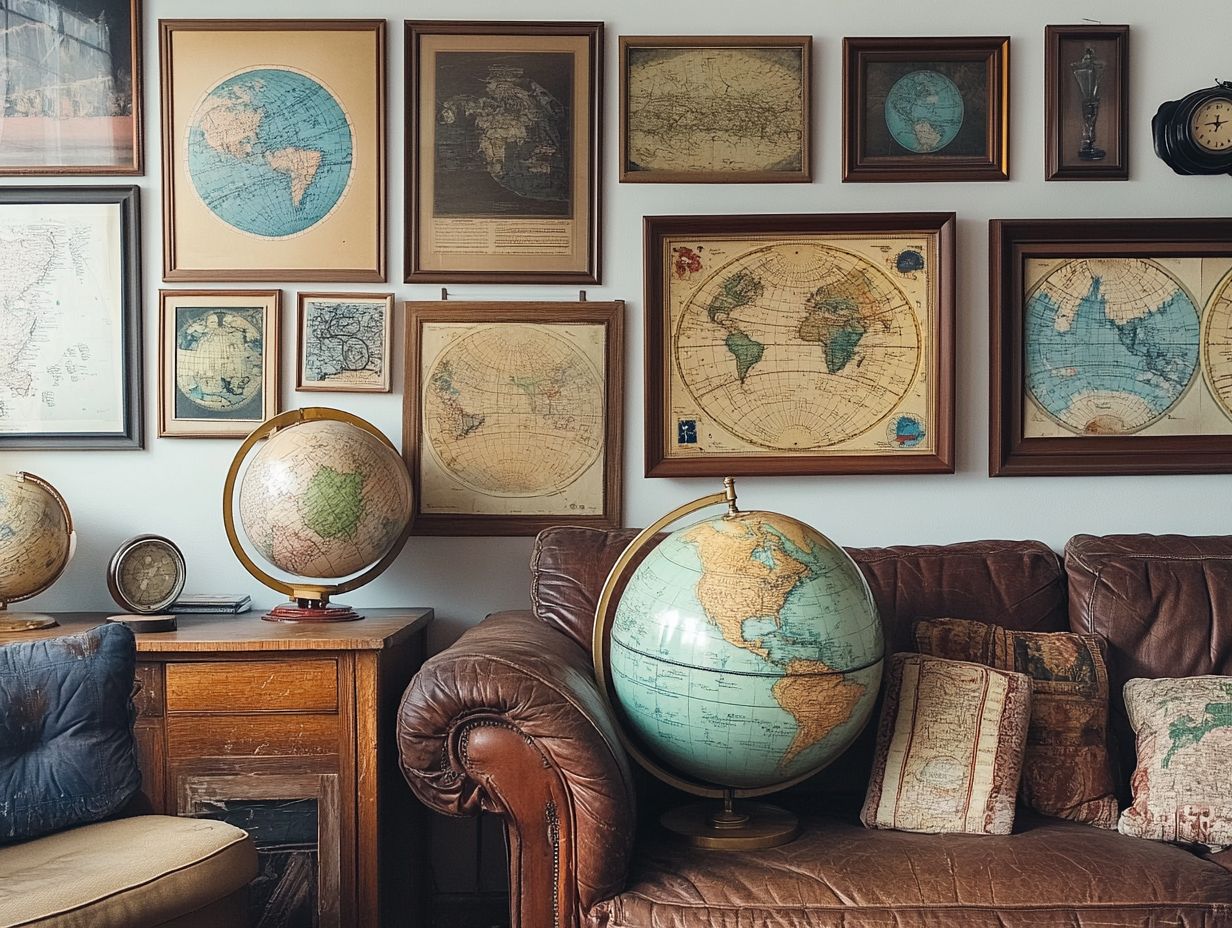 Where to Find Vintage Maps and Globes