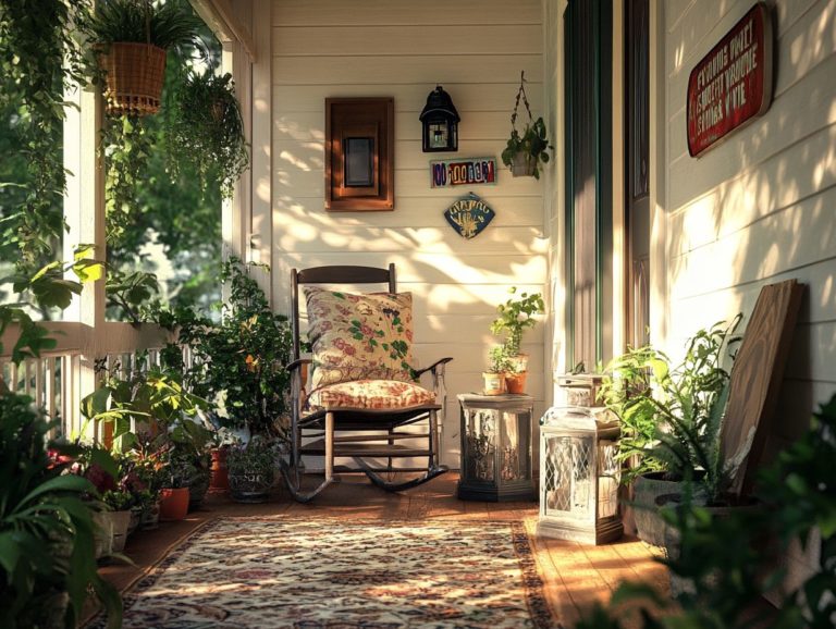 How to Decorate Your Porch with Vintage Decor
