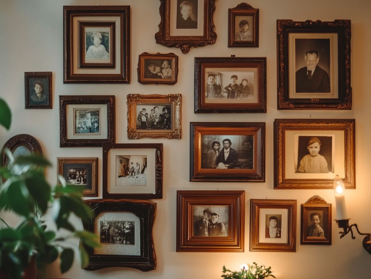 Explore the variety of vintage frame styles that can add character to your photos.