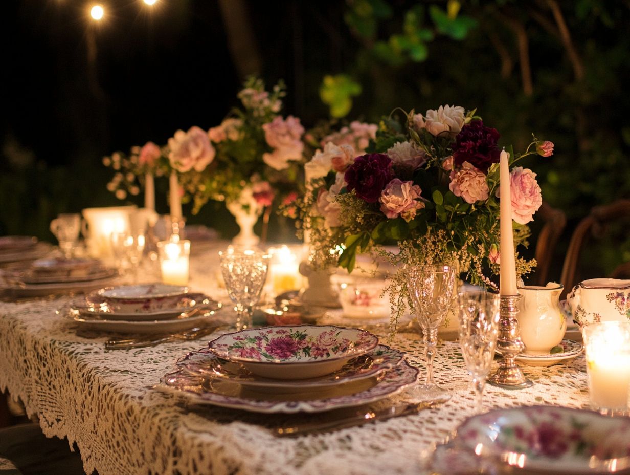 Choosing the Right Vintage Linens for Your Table Setting