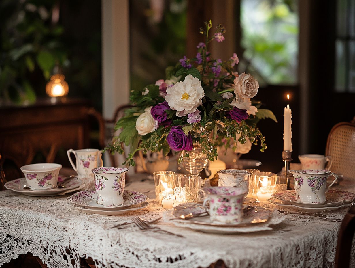Graphic illustrating Frequently Asked Questions about Vintage Linens