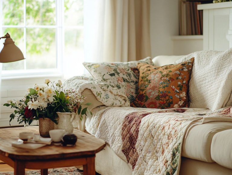 How to Incorporate Vintage Quilts into Your Living Room
