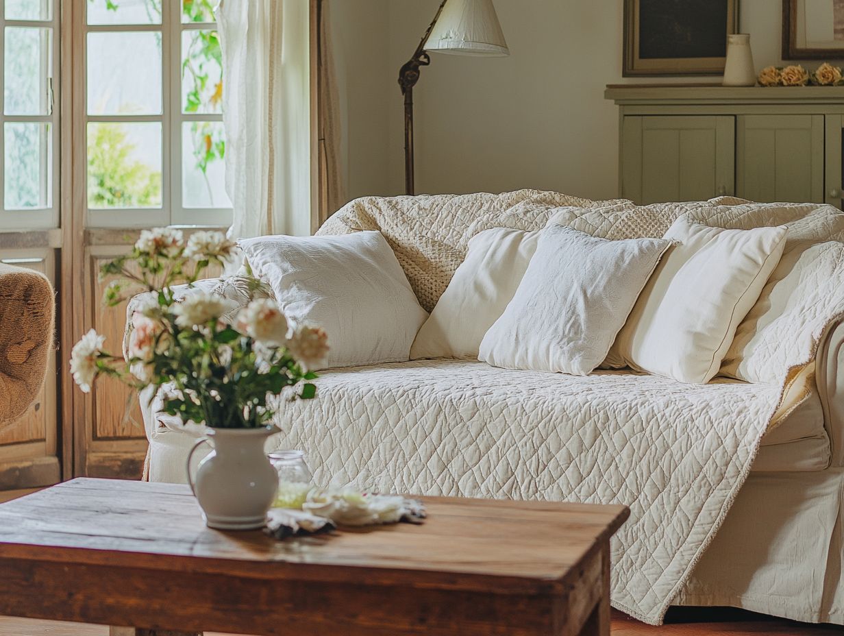 Can vintage quilts add character to my living room?