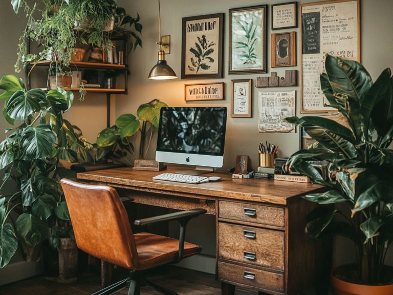 How to Incorporate Vintage Typography in Your Home Office