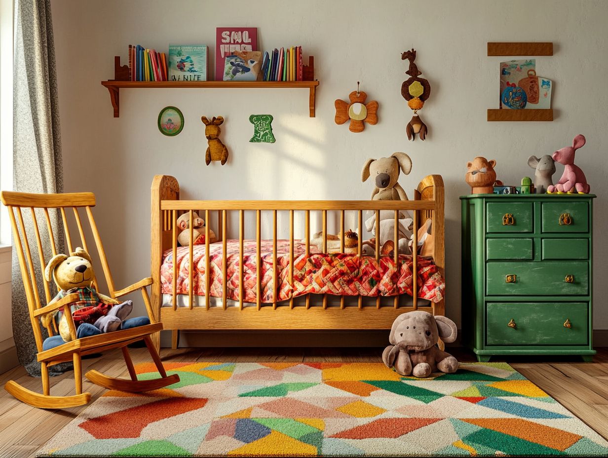 Choosing vintage furniture for a child's room