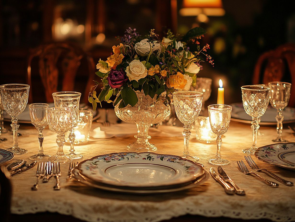 Choosing the Right Vintage Silverware for Your Dining Room