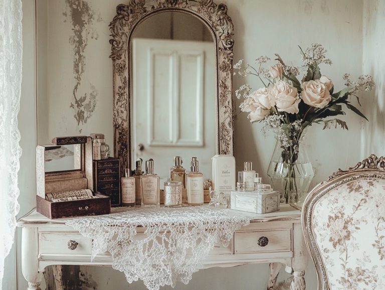 How to Style a Vintage Dressing Table with Classic Decor