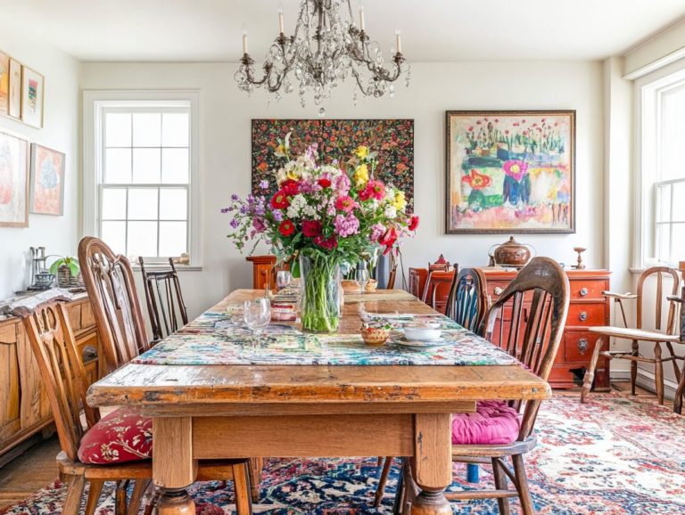 How to Use Vintage Decor for Eclectic Dining Rooms