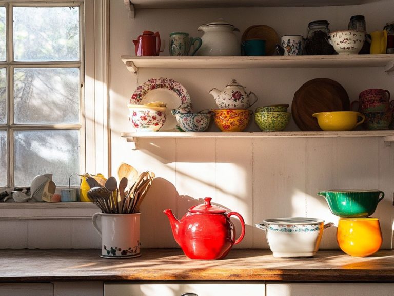 How to Use Vintage Kitchenware as Decor in Modern Homes