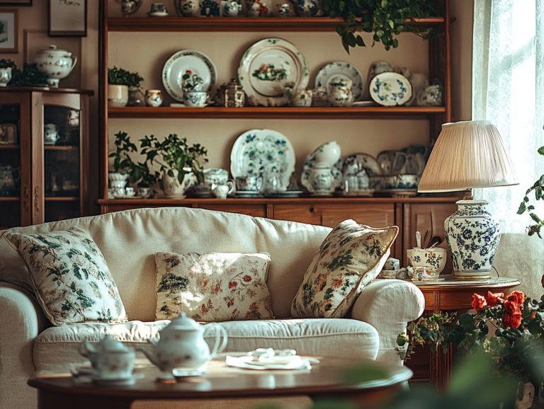 How to Use Vintage Porcelain in Your Home Decor