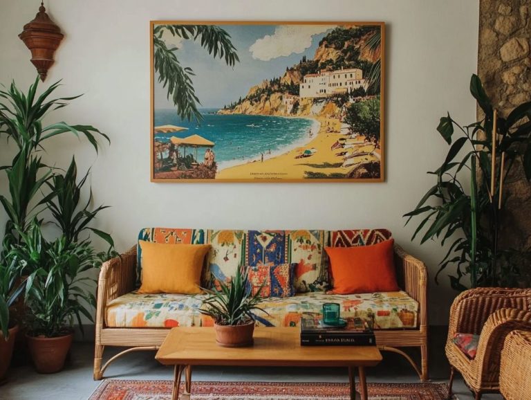 How to Use Vintage Travel Posters in Your Decor