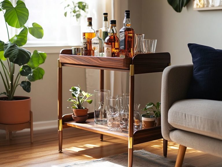 The Best Vintage Bar Carts to Complete Your Living Space