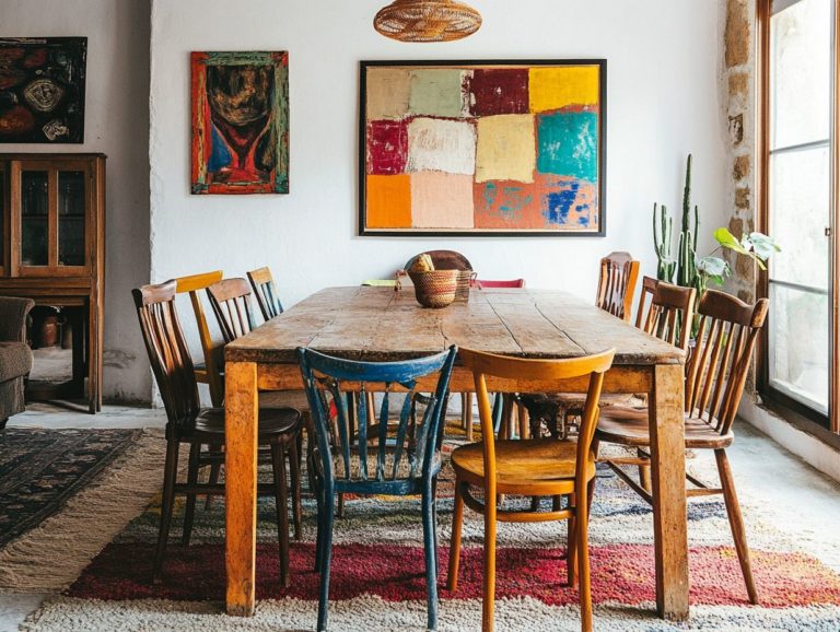 The Best Vintage Chairs for an Eclectic Dining Room