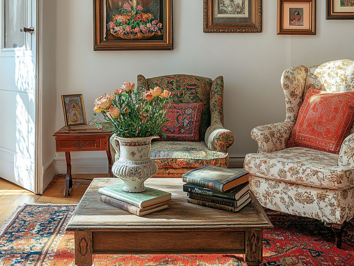 Stunning vintage decor ideas for stylish townhouses.