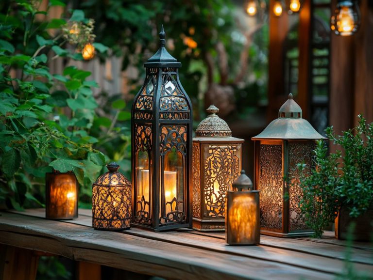 The Best Vintage Lanterns for Outdoor Decor