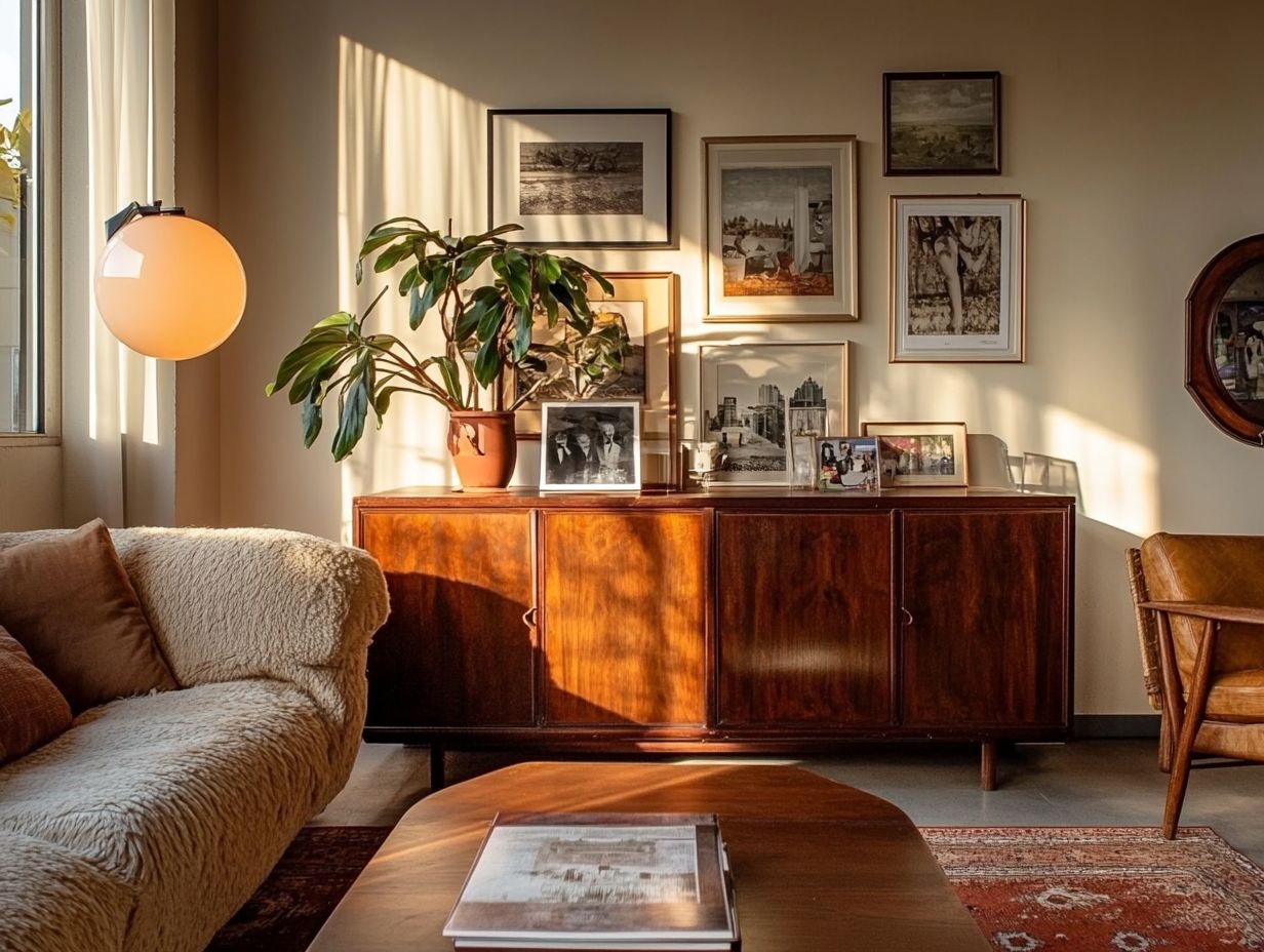 A vintage sideboard showcasing size and style options