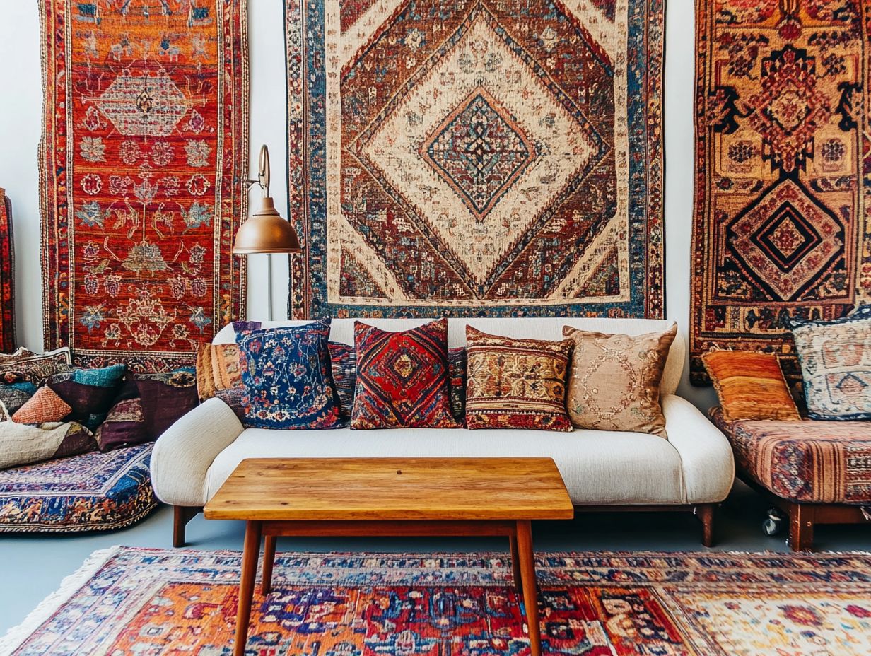 Discover the essential benefits of vintage tapestries for your living room.